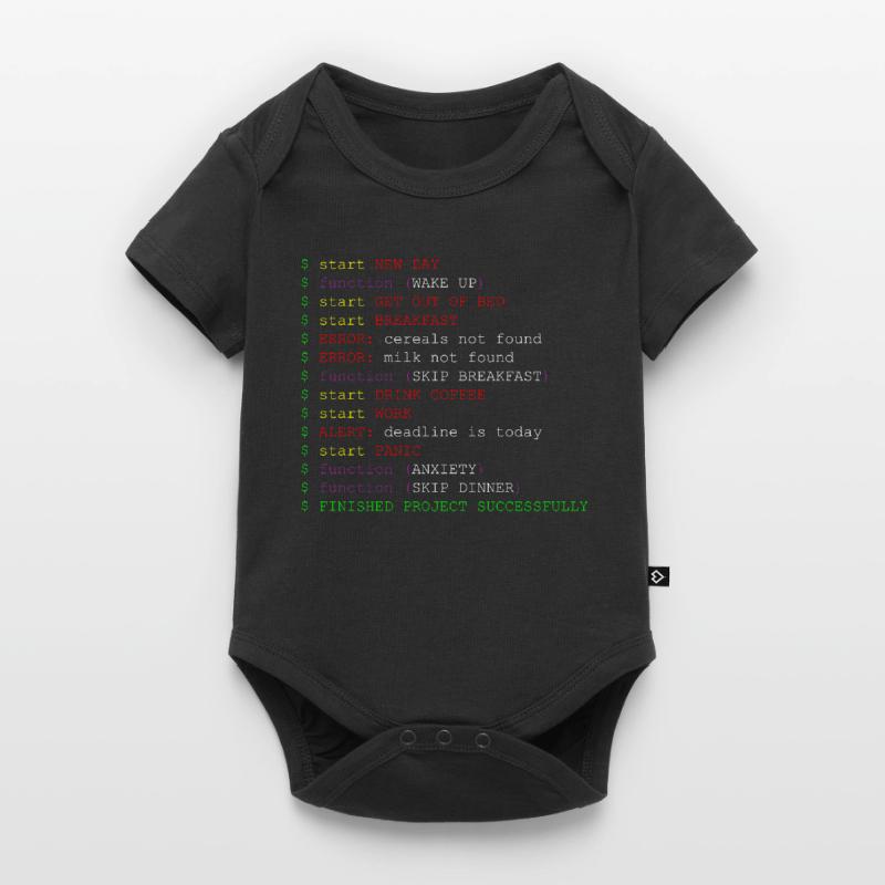 Méthode de fonction de code de blague du programmeur Body à manches courtes Premium Bébé