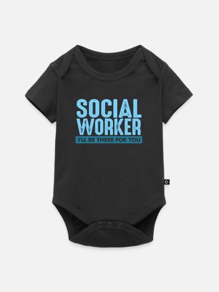 Sozialarbeiter - Baby Premium Kurzarmbody - Schwarz