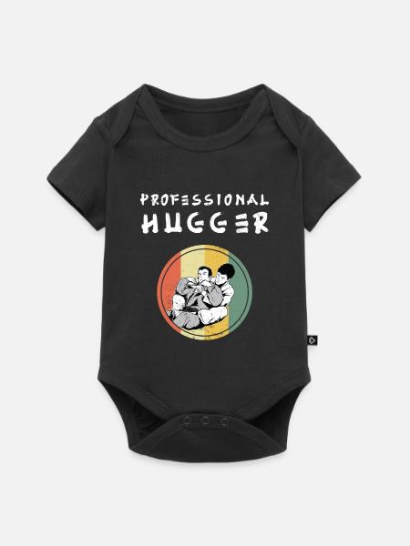 Brazilian Jiu-Jitsu Professional Hugger - Baby Premium Kurzarmbody - Schwarz