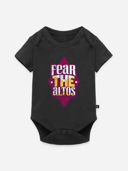 Chor Alt Sänger - Baby Premium Kurzarmbody - Schwarz