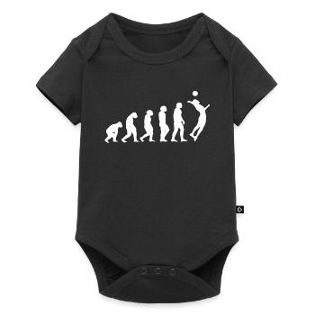 Volley-ball drôle disant passe-temps sport cadeau Geek - Body à manches courtes Premium Bébé - noir - Devant
