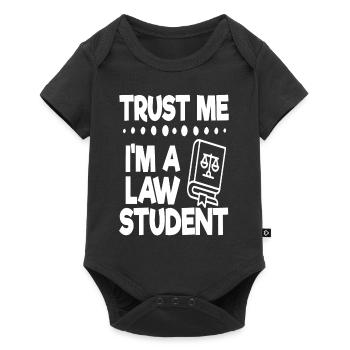 Cadeau étudiant en droit - Body à manches courtes Premium Bébé - noir - Devant