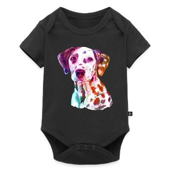 dalmatien - Body à manches courtes Premium Bébé - noir - Devant