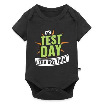 Funny Testing Teacher Preschool Teacher - Baby Premium Kurzarmbody - Schwarz - Vorne