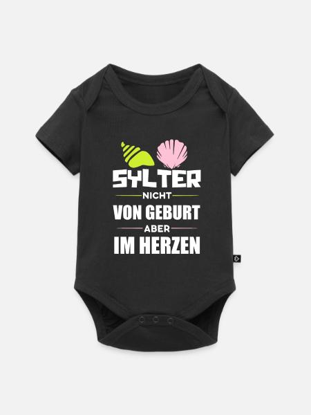 Sylt - Baby Premium Kurzarmbody - Schwarz