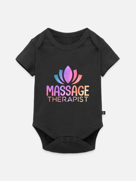Massage Therapist - Baby Premium Kurzarmbody - Schwarz
