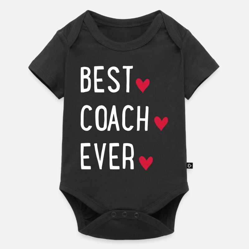 Best Coach ever - Body à manches courtes Premium Bébé - noir