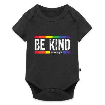 Être enfant - Body à manches courtes Premium Bébé - noir - Devant