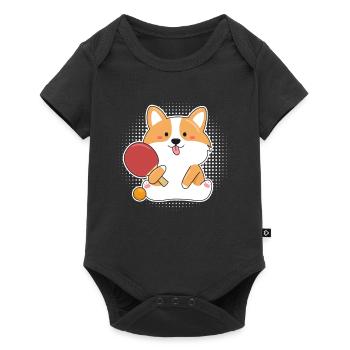 Tennis de table - Body à manches courtes Premium Bébé - noir - Devant
