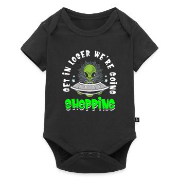 Alien Ufo Alien Aliens Area 51 - Baby Premium short-sleeve bodysuit - black - Front
