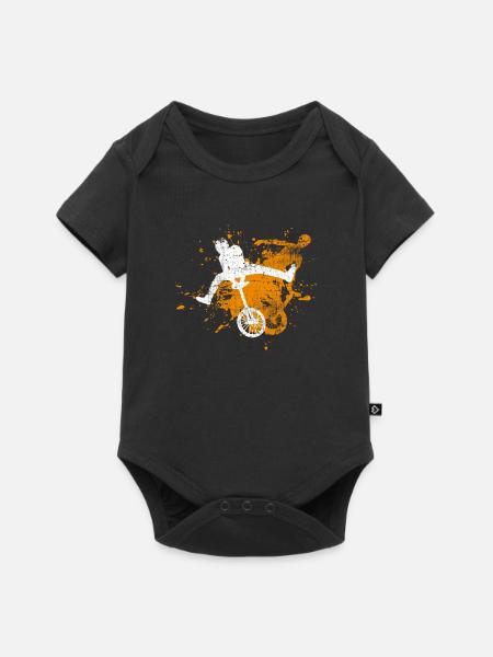 Einrad - Baby Premium Kurzarmbody - Schwarz