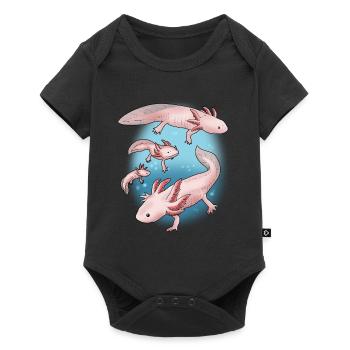 Cadeau Axolotl chose vivante sous-marine Axolotl - Body à manches courtes Premium Bébé - noir - Devant