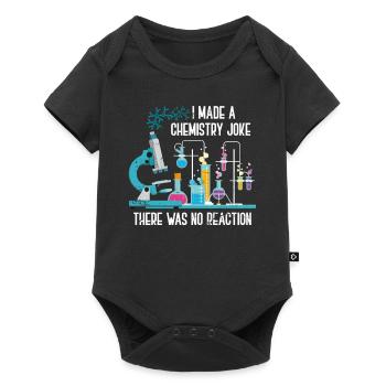 Chemistry science natural science - Baby Premium short-sleeve bodysuit - black - Front