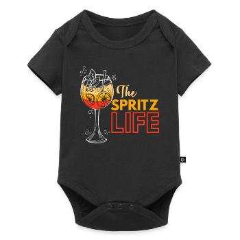 La boisson de fête de vacances Spritzlife Italie - Body à manches courtes Premium Bébé - noir - Devant
