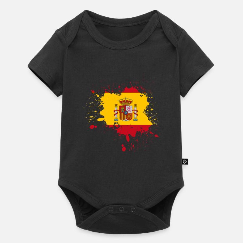 Spanien - Baby Premium Kurzarmbody - Schwarz