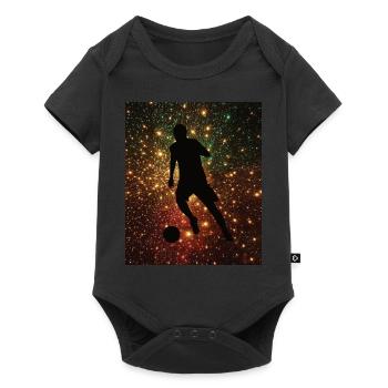 Soccer player soccer player soccer fan soccer player - Baby Premium short-sleeve bodysuit - black - Front
