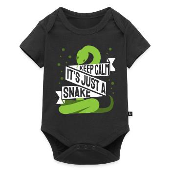 It's just a snake snake herpetology Ge - Baby Premium short-sleeve bodysuit - black - Front