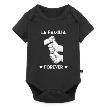 La Familia Geschenkidee Geburtstag Lustig - Baby Premium Kurzarmbody - Schwarz - Vorne