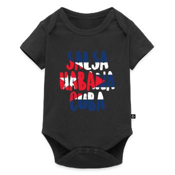 Salsa La Havane Cuba - Body à manches courtes Premium Bébé - noir - Devant
