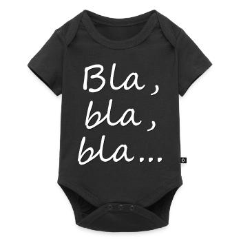 Bla, bla, bla... - Baby Premium Kurzarmbody - Schwarz - Vorne