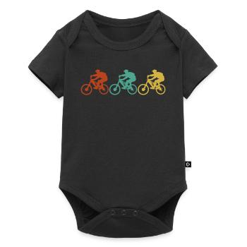 Cadeau vintage de descente - Body à manches courtes Premium Bébé - noir - Devant