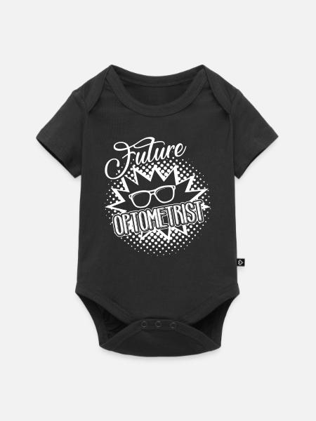 Optiker Zukünftiger Optiker - Baby Premium Kurzarmbody - Schwarz