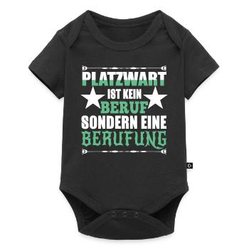 platzwart berufung - Baby Premium Kurzarmbody - Schwarz - Vorne