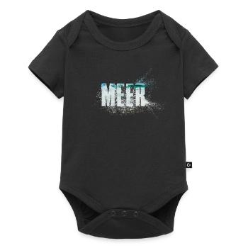 Meer - Baby Premium Kurzarmbody - Schwarz - Vorne