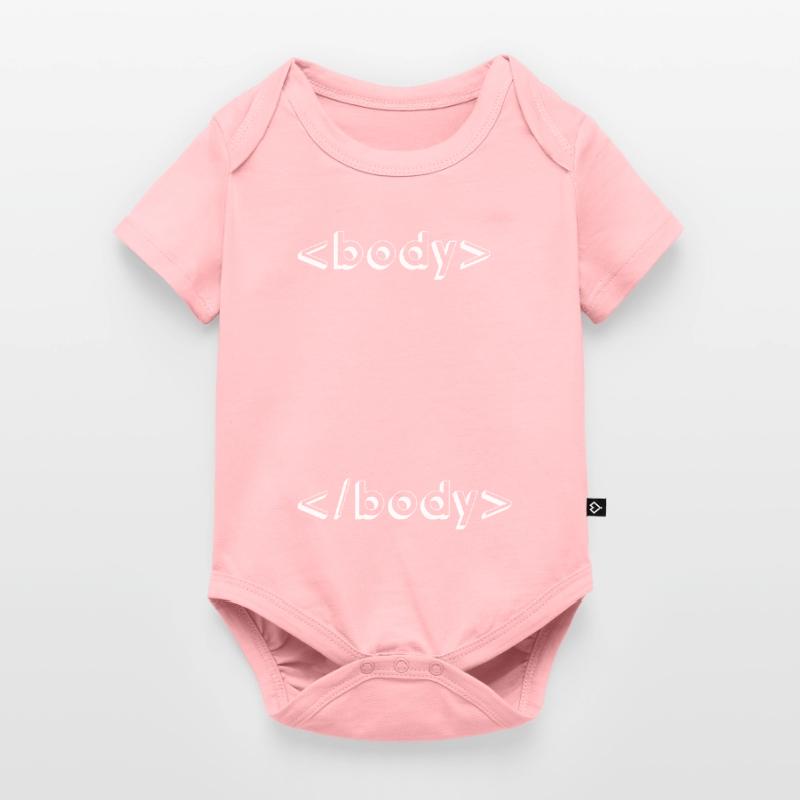 programmation html css geek Body à manches courtes Premium Bébé