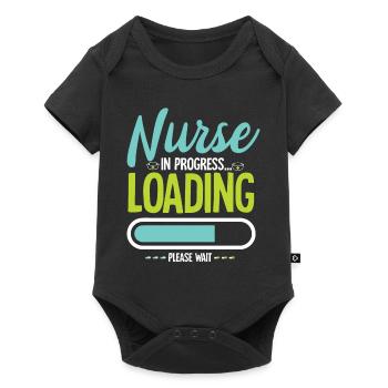 Infirmière hôpital Proverbes Nurse - Body à manches courtes Premium Bébé - noir - Devant
