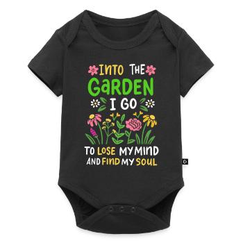 Jardinier jardinier jardinier amateur - Body à manches courtes Premium Bébé - noir - Devant