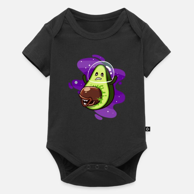 Astronaute ALIEN AVOCADO - Body à manches courtes Premium Bébé - noir