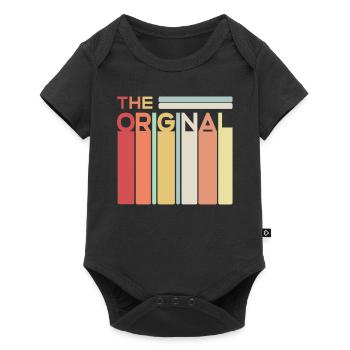 The Original The Remix partner look father child - Baby Premium short-sleeve bodysuit - black - Front