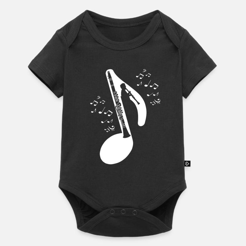 clarinette - Body à manches courtes Premium Bébé - noir