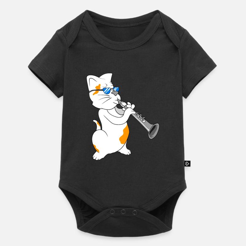 clarinette - Body à manches courtes Premium Bébé - noir