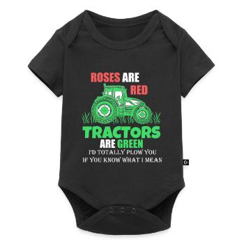 Tracteur Trekker Farmer Farmer - Body à manches courtes Premium Bébé - noir - Devant