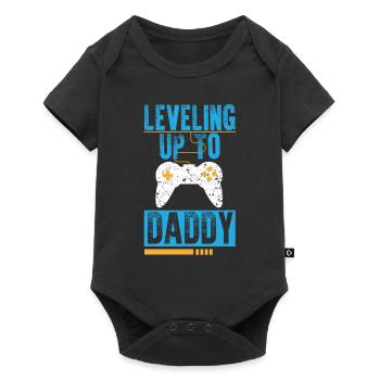Leveling Up To Daddy I'm Going To Be A Dad To Be - Baby Premium short-sleeve bodysuit - black - Front