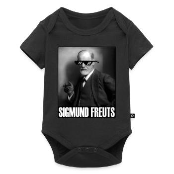 Sigmund Freuts | Memes | Drôle | Philosophie | Fre - Body à manches courtes Premium Bébé - noir - Devant
