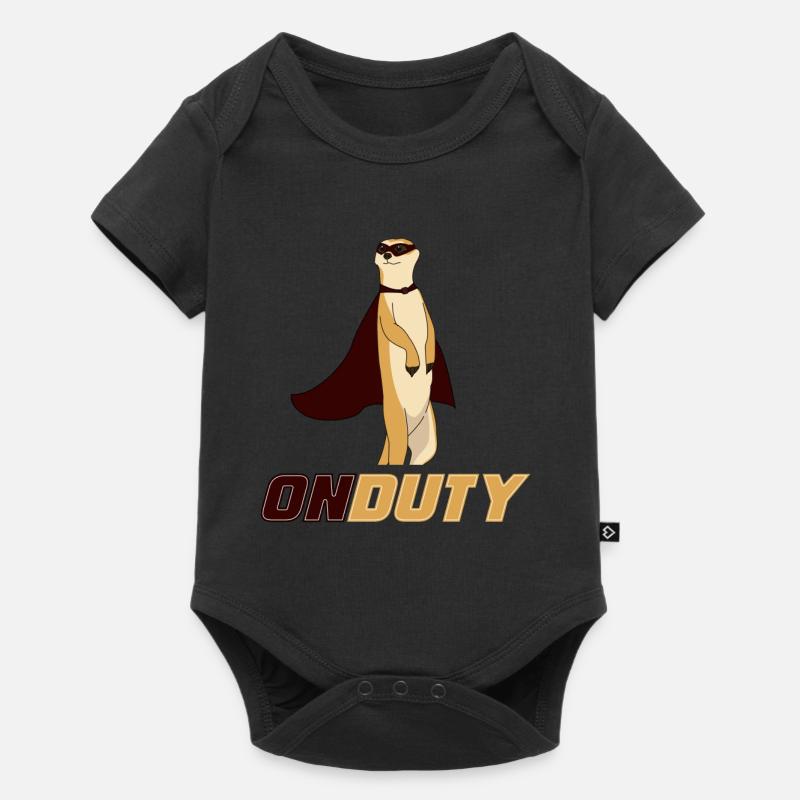 Suricates, suricates se détendre, Suricate - Body à manches courtes Premium Bébé - noir