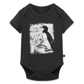 Pingouin Antarctique - Body à manches courtes Premium Bébé - noir - Devant