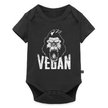 Vegans végétaliens - Body à manches courtes Premium Bébé - noir - Devant