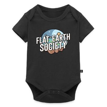 Flat Earth Society - Baby Premium short-sleeve bodysuit - black - Front