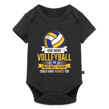 Volley-ball - Body à manches courtes Premium Bébé - noir - Devant