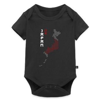 Japan - Baby Premium Kurzarmbody - Schwarz - Vorne