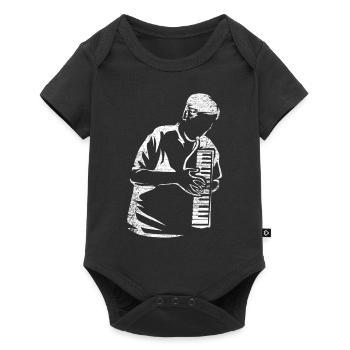Melodica - Baby Premium short-sleeve bodysuit - black - Front