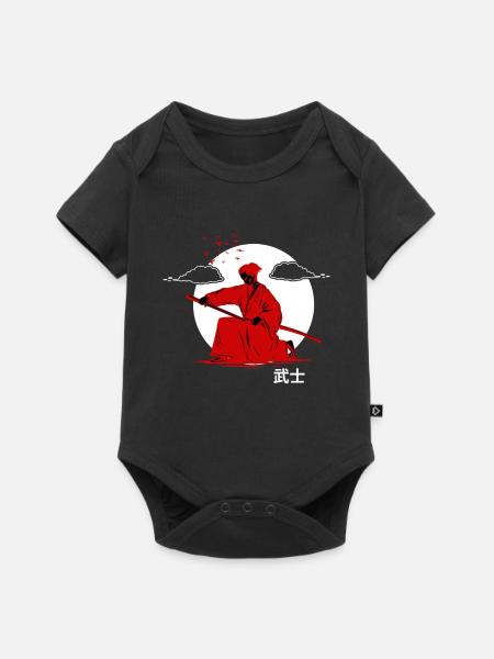 Japan - Baby Premium Kurzarmbody - Schwarz