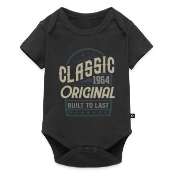 Birthday born in 1964 - Baby Premium short-sleeve bodysuit - black - Front