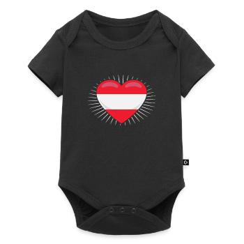 L'Autriche - Body à manches courtes Premium Bébé - noir - Devant