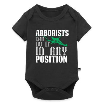 Tree climbers Arborists Woodcutters Arborists - Baby Premium short-sleeve bodysuit - black - Front