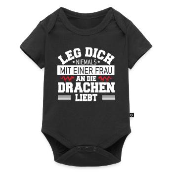 Chinesischer Drache - Baby Premium Kurzarmbody - Schwarz - Vorne